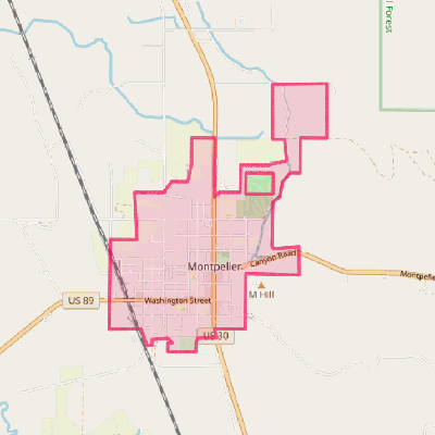 Map of Montpelier