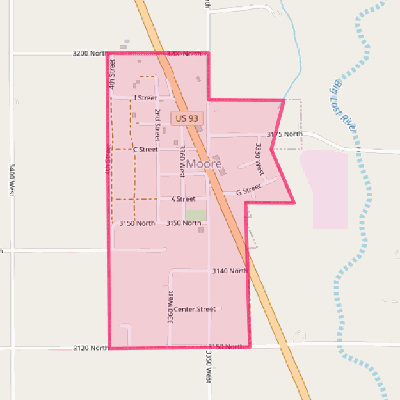 Map of Moore