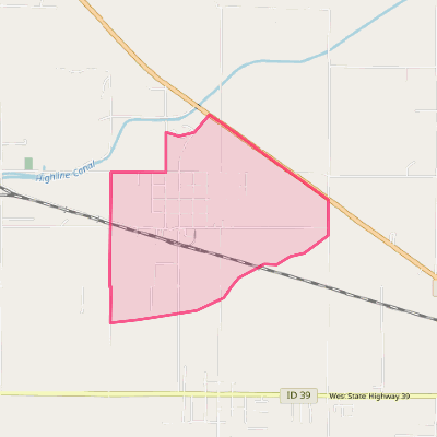 Map of Moreland