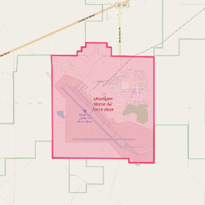 Map of Mountain Home AFB