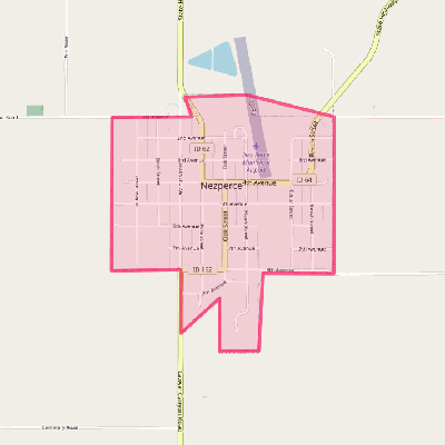 Map of Nezperce