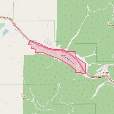 Map of Osburn