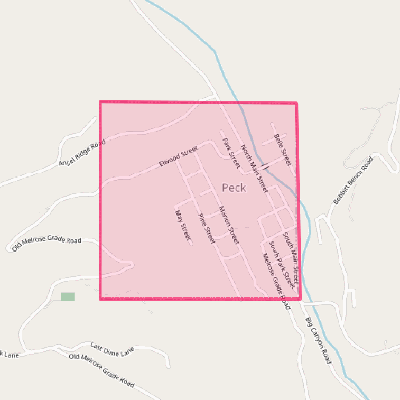 Map of Peck