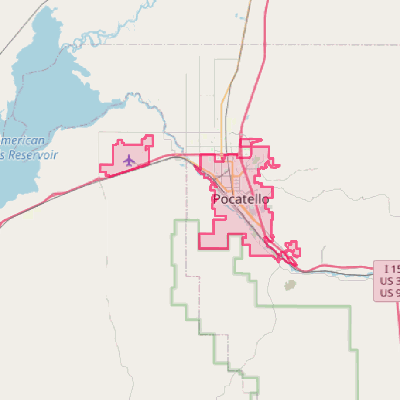 Map of Pocatello