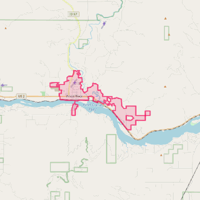 Map of Priest River