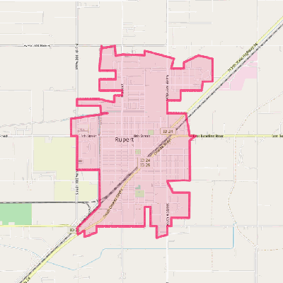 Map of Rupert