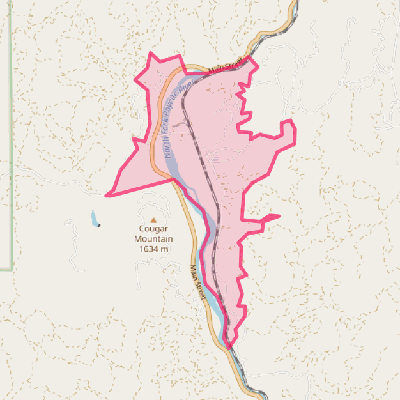 Map of Smiths Ferry