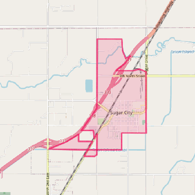 Map of Sugar City