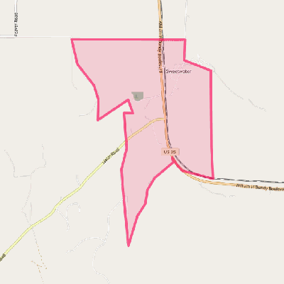 Map of Sweetwater