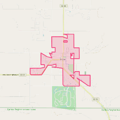 Map of Victor