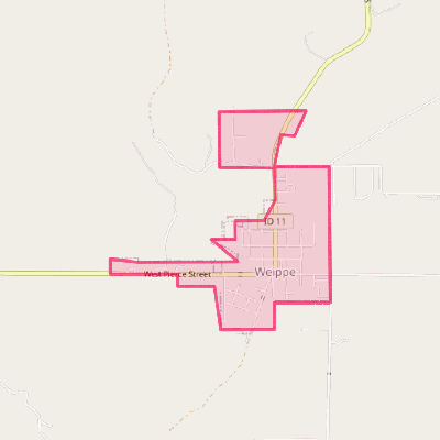 Map of Weippe