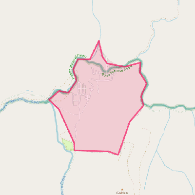 Map of Yellow Pine