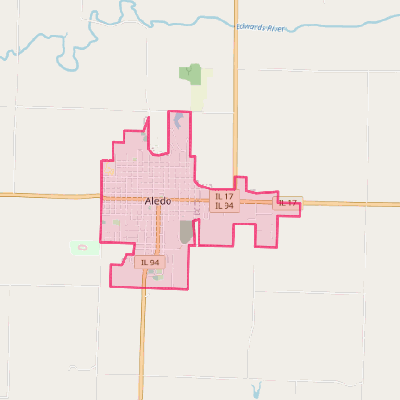 Map of Aledo