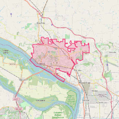 Map of Alton