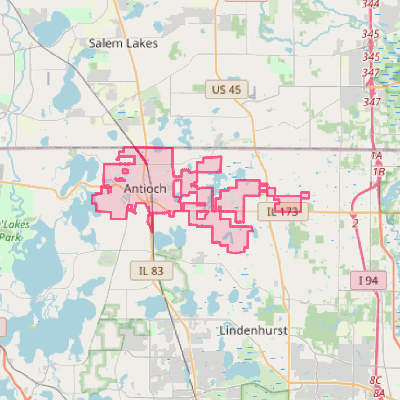 Map of Antioch