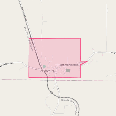 Map of Arenzville