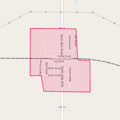 Map of Arrowsmith