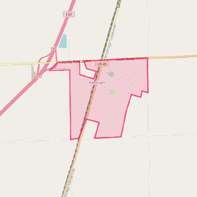 Map of Ashkum