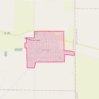 Map of Ashland