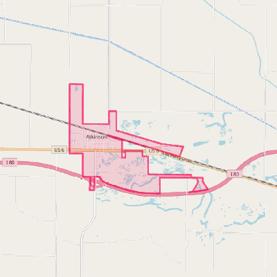 Map of Atkinson