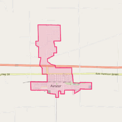 Map of Aviston