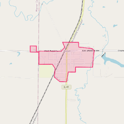 Map of Avon
