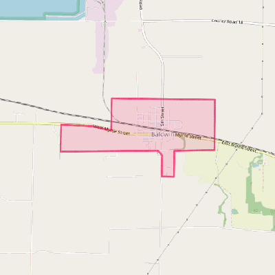 Map of Baldwin