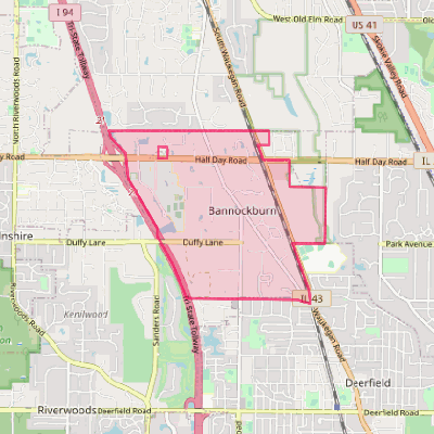 Map of Bannockburn