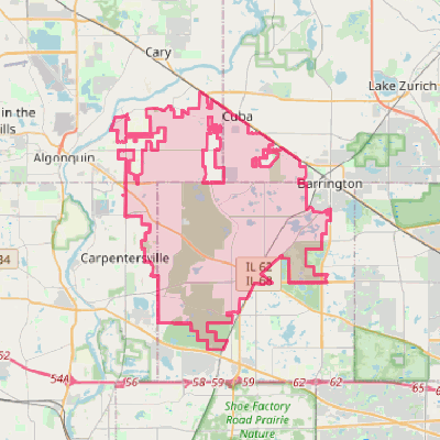 Map of Barrington Hills