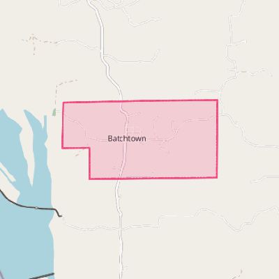 Map of Batchtown