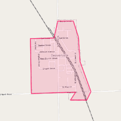 Map of Beaverville