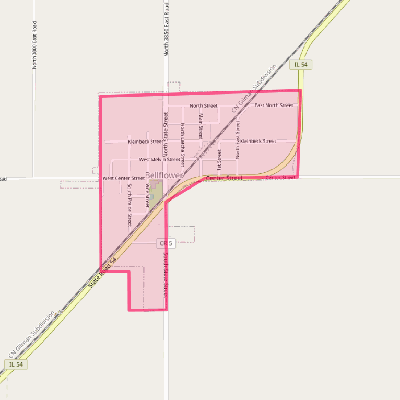 Map of Bellflower