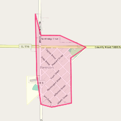 Map of Benson