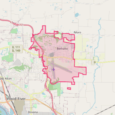 Map of Bethalto