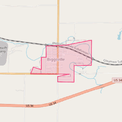 Map of Biggsville