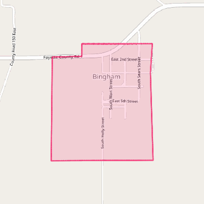 Map of Bingham