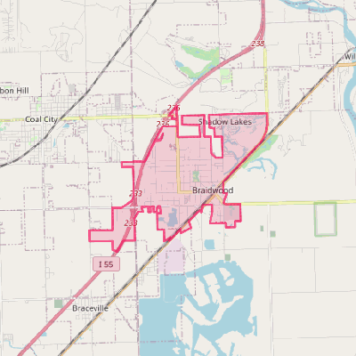 Map of Braidwood