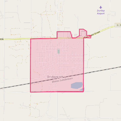 Map of Bridgeport