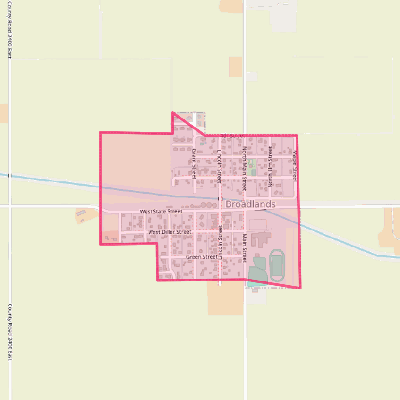 Map of Broadlands