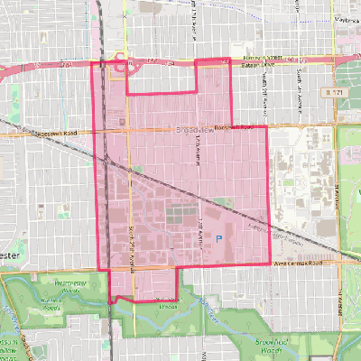 Map of Broadview