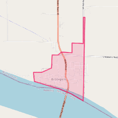 Map of Brookport