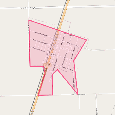 Map of Buckley