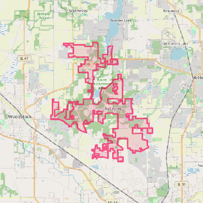 Map of Bull Valley