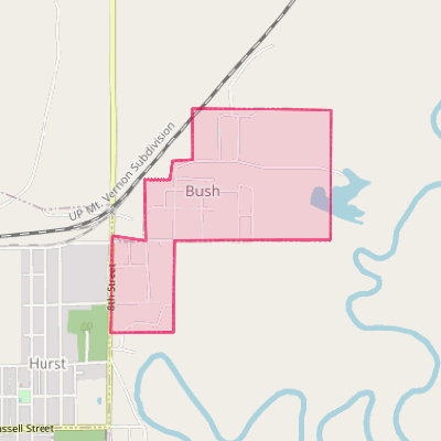 Map of Bush