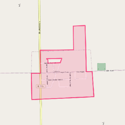 Map of Cabery