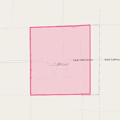 Map of Calhoun