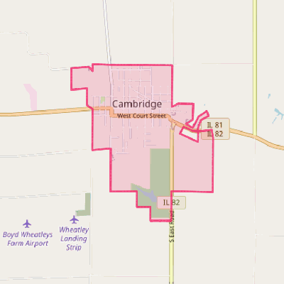 Map of Cambridge