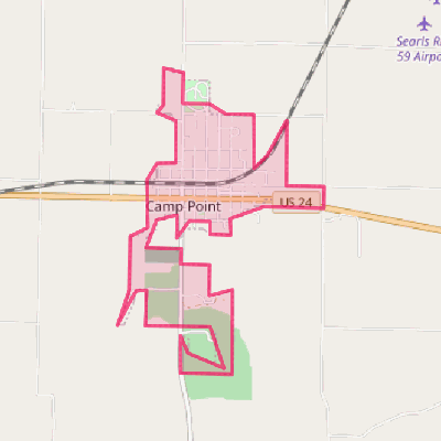 Map of Camp Point