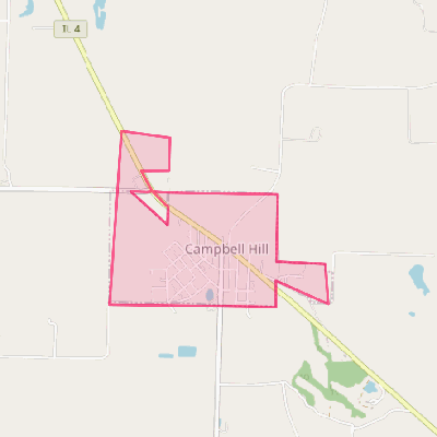 Map of Campbell Hill