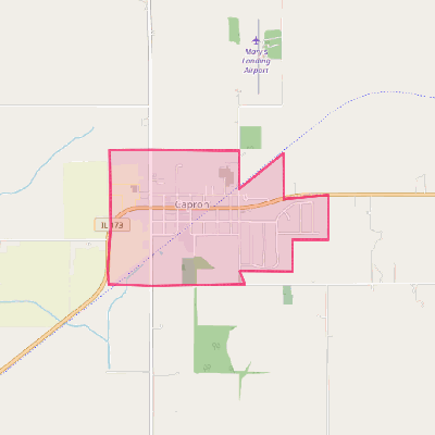 Map of Capron